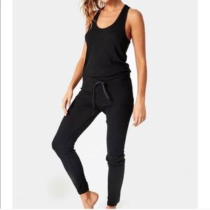 SPIRITUAL GANGSTER Racerback Ballet Rib Jumpsuit